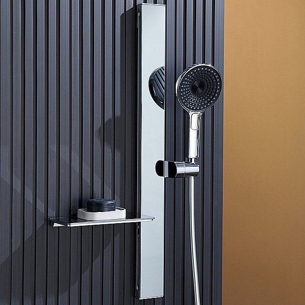 Душевая система Black&White Gravity GH9025NC хром глянцевый купить в интернет-магазине сантехники Sanbest
