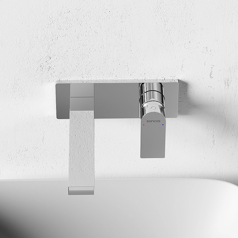 Смеситель для раковины Sancos Studio SC9017CH хром купить в интернет-магазине сантехники Sanbest