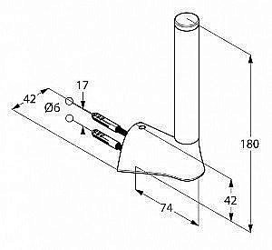 Держатель для туалетной бумаги Kludi Ambienta 5397205 купить в интернет-магазине сантехники Sanbest