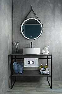 Раковина накладная Gid Esfera 46 N9008b 51104 белая купить в интернет-магазине Sanbest