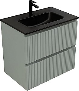 Тумба с раковиной Aquanet Джейн (Flat) 335433/329254 70 мисти грин для ванной в интернет-магазине Sanbest