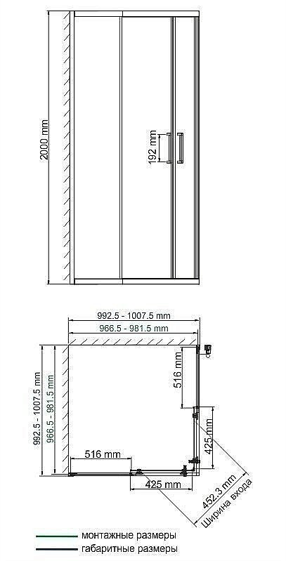 Душевой уголок WasserKRAFT Main 41S19 100x100 купить в интернет-магазине Sanbest