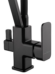 Смеситель для кухни WONZON & WOGHAND WW-88458013-MB черный матовый купить в интернет-магазине сантехники Sanbest