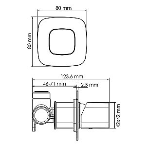 Душевая система WasserKRAFT Nuthe 9100 SET2838 черный Soft-touch матовый купить в интернет-магазине сантехники Sanbest