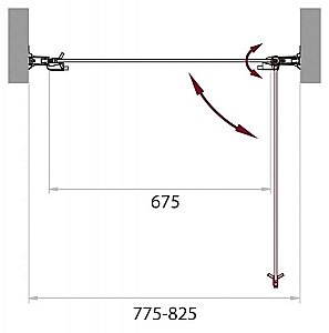 Душевая дверь BelBagno SELA-B-1-80-C-Cr 80 стекло прозрачное/профиль хром купить в интернет-магазине Sanbest