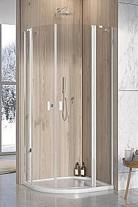 Душевой уголок Radaway NES PDD II 80 стекло прозрачное/профиль хром купить в интернет-магазине Sanbest