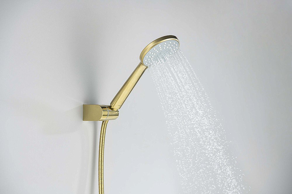 Смеситель для ванны Aquatek Оберон AQ1249BG золото шлифованное купить в интернет-магазине сантехники Sanbest