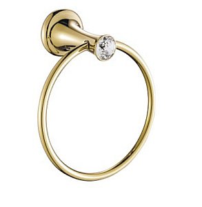 Полотенцедержатель CeramaLux Valencia 88506G золото купить в интернет-магазине сантехники Sanbest