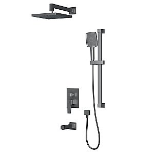 Душевая система Rush Thira TR3635-60Grey графит купить в интернет-магазине сантехники Sanbest