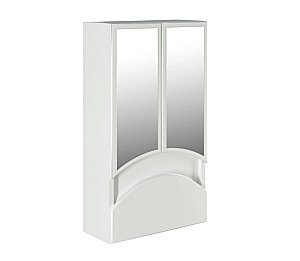 Зеркальный шкаф MIXLINE РАДУГА 522473 46 белый купить в интернет-магазине сантехники Sanbest