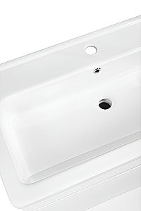 Тумба с раковиной Pestan Prestige 60 PRS600T-CR белая для ванной в интернет-магазине Sanbest