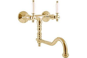 Смеситель для кухни Rav-Slezak Morava Retro MK501.5/29Z золото купить в интернет-магазине сантехники Sanbest