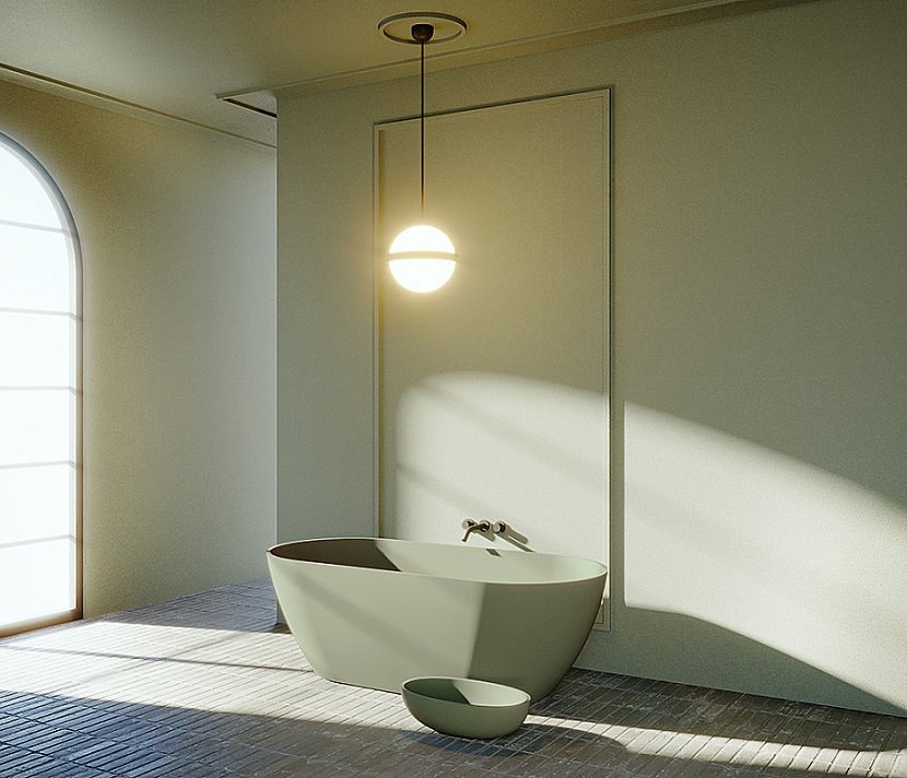 Ванна из искусственного камня Riho Bilbao 170x80 B118001Z22 зеленый мох купить в интернет-магазине Sanbest