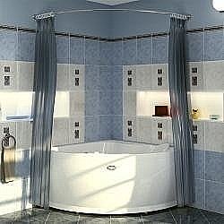 Карниз для шторы Радомир на ванну Альтея купить в интернет-магазине сантехники Sanbest