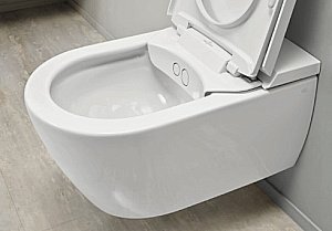 Унитаз подвесной Villeroy&Boch ViClean V0E200R1 альпийский белый, с крышкой микролифт купить в интернет-магазине Sanbest