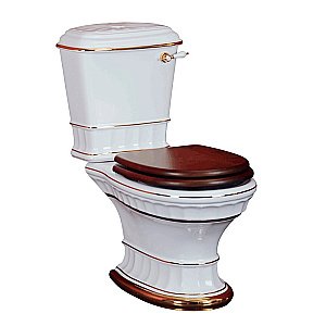 Унитаз Migliore Gianeta 31170 белый/декор золото купить в интернет-магазине Sanbest