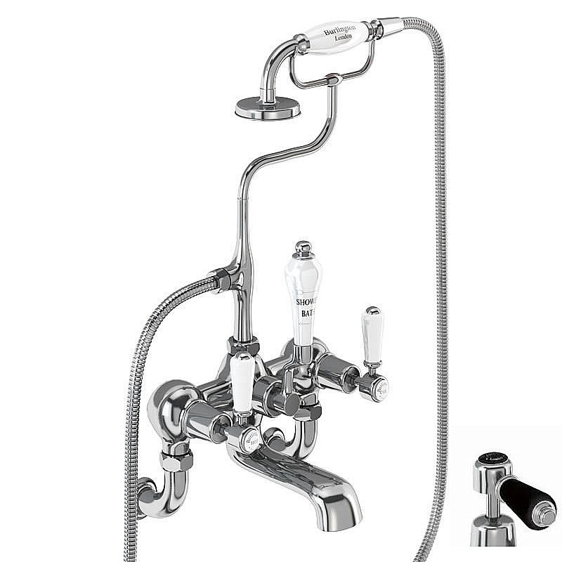 Смеситель для ванны Burlington KE17-QT BLA купить в интернет-магазине сантехники Sanbest