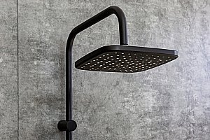 Душевая система Orange O-Shower OW04b черный матовый купить в интернет-магазине сантехники Sanbest