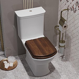 Унитаз-компакт напольный Опадирис Риспекто OS39722N белый, с бачком, с крышкой микролифт купить в интернет-магазине Sanbest