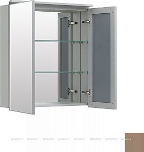 Зеркальный шкаф De Aqua Алюминиум 261765 70 медь купить в интернет-магазине сантехники Sanbest