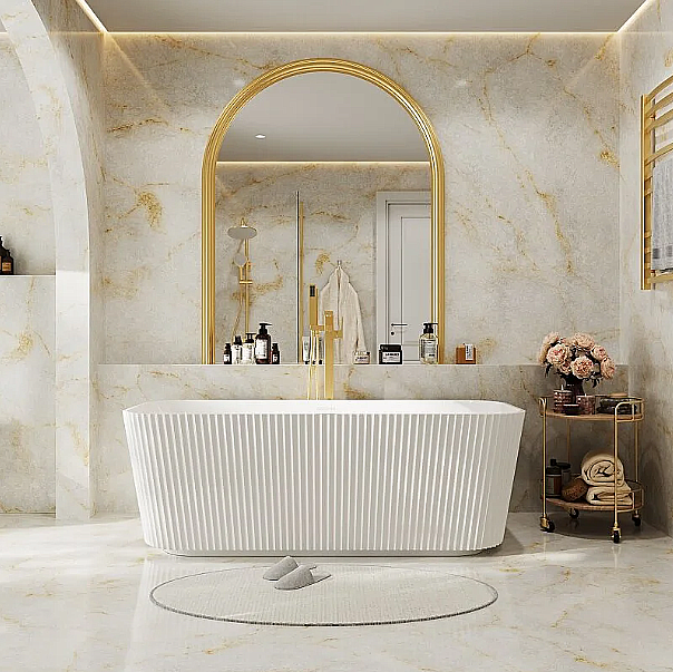 Ванна акриловая Grossman Cristal 170х75 GR-2028F белая купить в интернет-магазине Sanbest