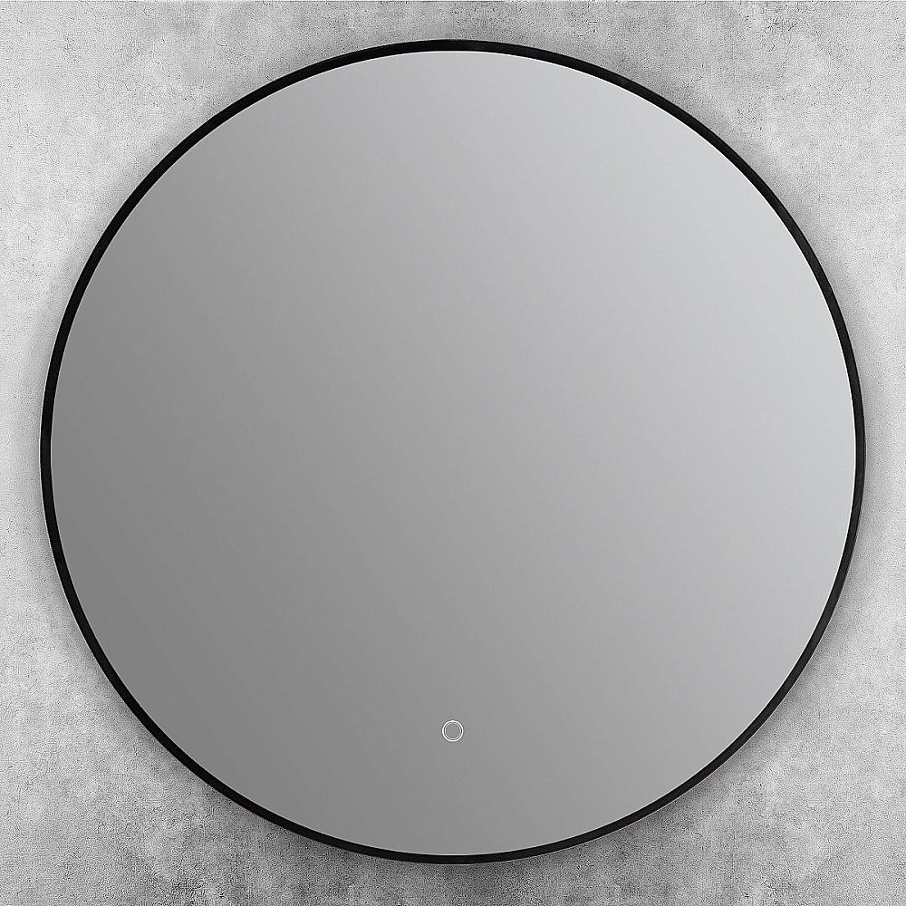 Зеркало Art&Max Sanremo AM-San-700-DS-F-Nero в ванную от интернет-магазине сантехники Sanbest