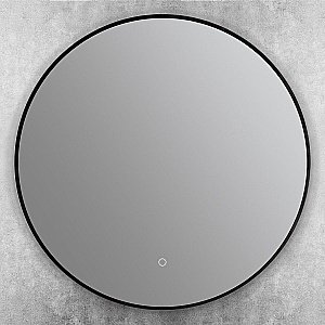 Зеркало Art&Max Sanremo AM-San-700-DS-F-Nero в ванную от интернет-магазине сантехники Sanbest