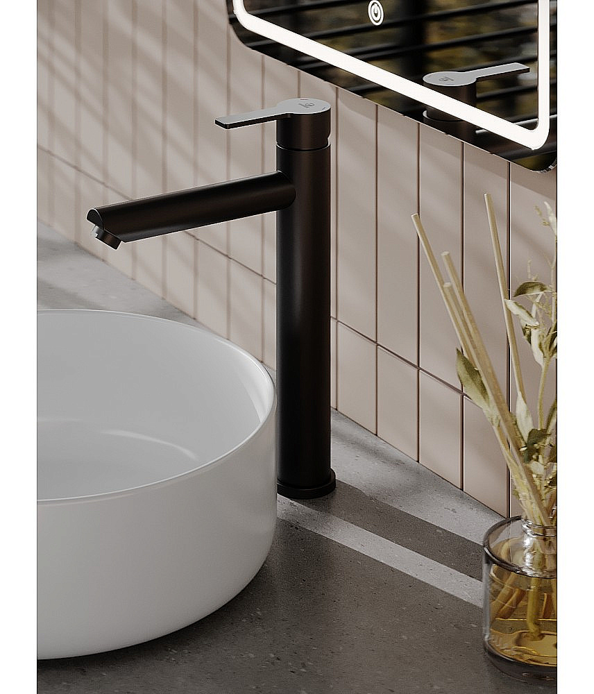 Cмеситель для раковины Agger Easy A3112144 черный матовый купить в интернет-магазине сантехники Sanbest