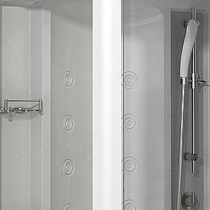 Душевая кабина Радомир Диана 1 108х118 1-05-1-0-0-0600 стекло прозрачное/профиль белый купить в интернет-магазине Sanbest