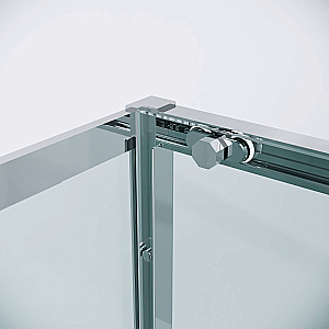 Душевой уголок Grossman Style 130х80 120.K33.05.1380.10.00 стекло прозрачное/профиль хром купить в интернет-магазине Sanbest