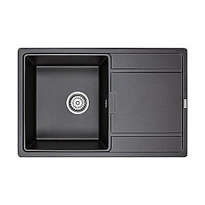 Мойка кухонная Paulmark Flugen PM217850-BL Черная купить в интернет-магазине сантехники Sanbest