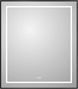 Зеркало BelBagno Kraft SPC-KRAFT-700-800-LED-TCH-WARM-NERO черный в ванную от интернет-магазине сантехники Sanbest