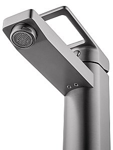 Смеситель для раковины WONZON & WOGHAND FRAME, Темный графит (WW-88139010-BGM) купить в интернет-магазине сантехники Sanbest