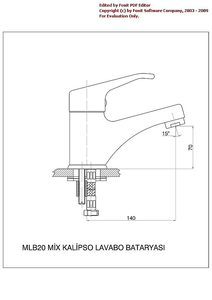 Смеситель для раковины GPD KALIPSO MLB20 купить в интернет-магазине сантехники Sanbest