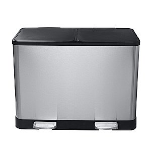 Контейнер для сортировки мусора Bemeta Home 104315272 нержавеющая сталь матовая купить в интернет-магазине сантехники Sanbest