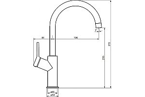 Смеситель для кухни Damixa ECLIPSE DX310720000 хром купить в интернет-магазине сантехники Sanbest