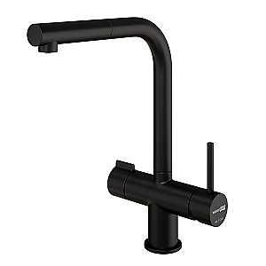 Смеситель для кухни WasserKraft A8967 черный Soft-touch купить в интернет-магазине сантехники Sanbest