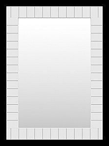 Зеркало Misty GLOSTER 60x84 белое в ванную от интернет-магазине сантехники Sanbest