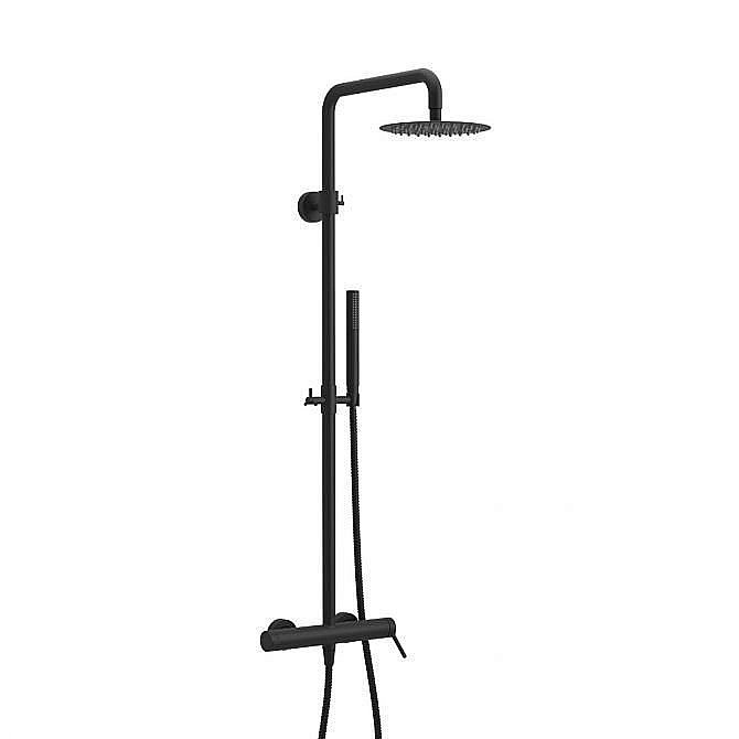 Душевая система Excellent Pi 1281 черная матовая купить в интернет-магазине сантехники Sanbest