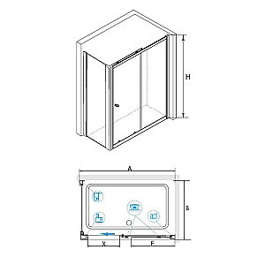 Душевая система RGW Shower Panels SP-6143-01 50140801-01 хром купить в интернет-магазине сантехники Sanbest