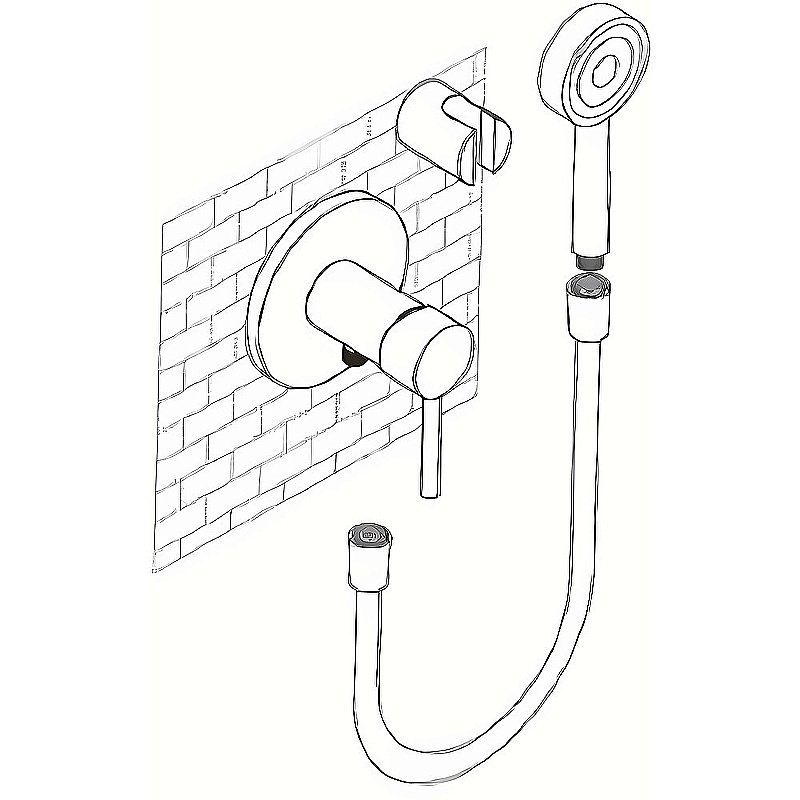 Смеситель для душа Kaiser Merkur 26317 купить в интернет-магазине сантехники Sanbest