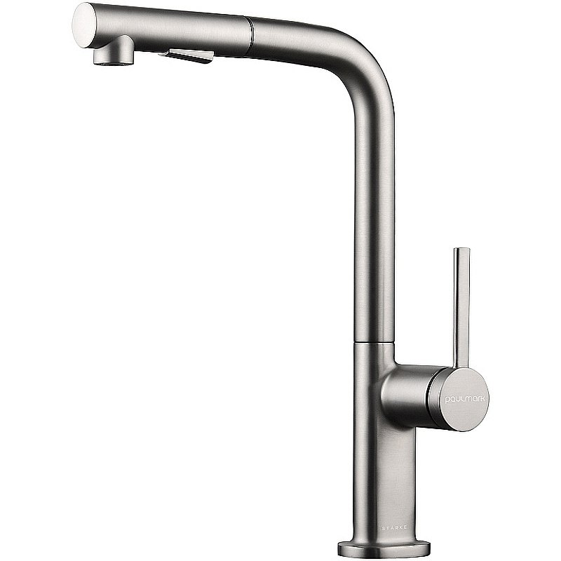 Смеситель для кухни Paulmark Neo Ne214419-BS  брашированная сталь купить в интернет-магазине сантехники Sanbest