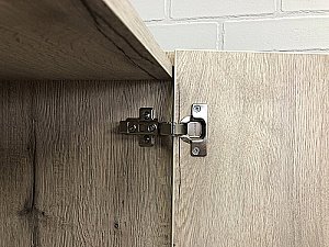 Шкаф-колонна Comforty Марио 00-00005976 40 дуб дымчатый для ванной в интернет-магазине сантехники Sanbest