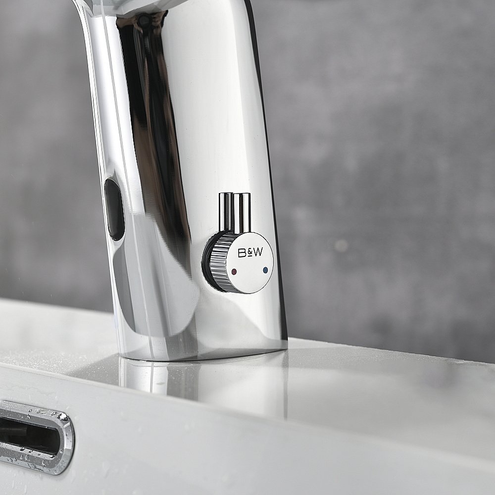 Смеситель для раковины Black&white Gravity GS-7101-C хром купить в интернет-магазине сантехники Sanbest