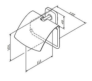 Держатель туалетной бумаги AM.PM Gem A90341400 купить в интернет-магазине сантехники Sanbest