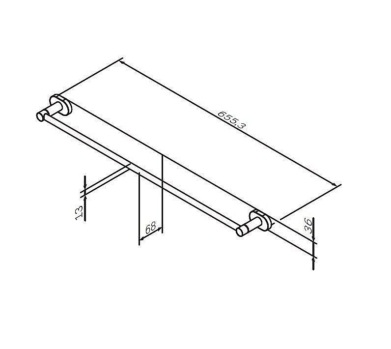 Полотенцедержатель AM.PM Sense A74346400 купить в интернет-магазине сантехники Sanbest