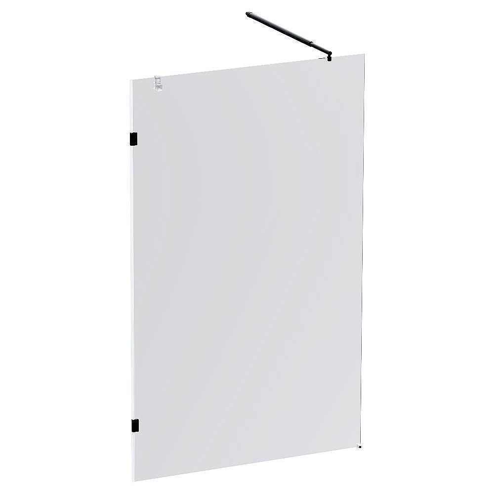 Душевое ограждение AM.PM X-Joy W94WI 120 W94WI-120-F1-BTE стекло прозрачное/профиль черный купить в интернет-магазине Sanbest