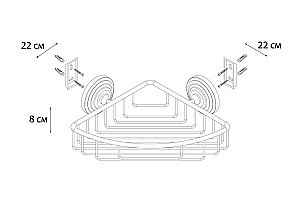 Мыльница FIXSEN RETRO FX-83809B купить в интернет-магазине сантехники Sanbest