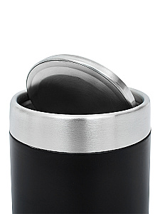 Ведро для мусора WeltWasser WW TEDDY BLG 1.5L 10000014213 черное/золото купить в интернет-магазине сантехники Sanbest