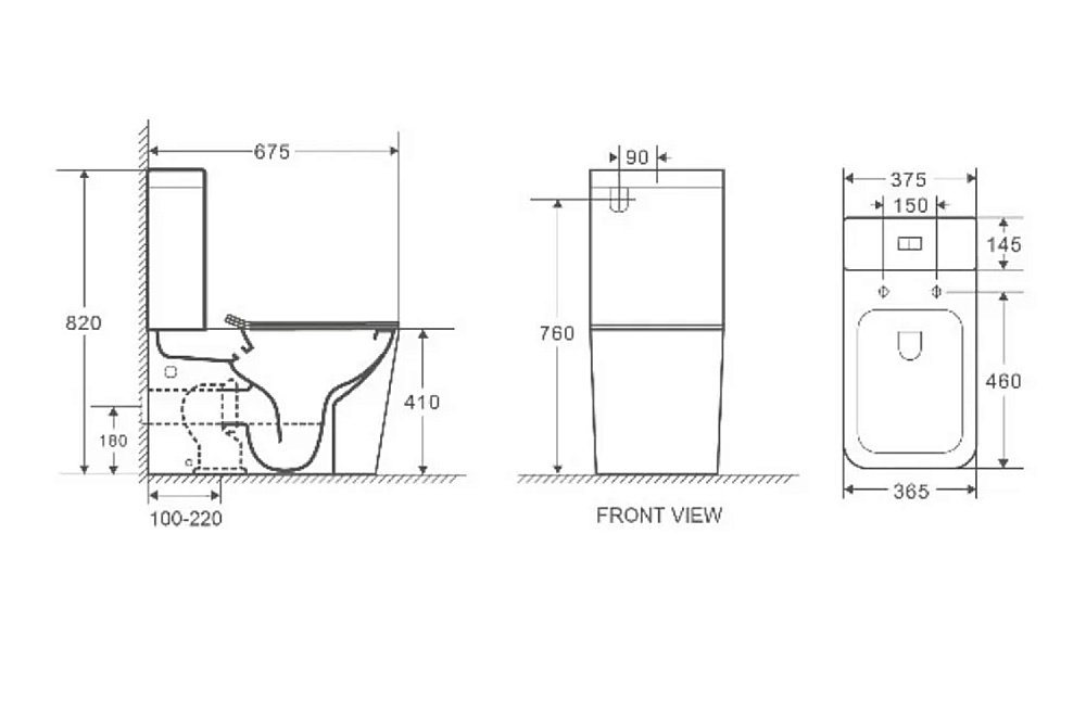 Унитаз напольный WeltWasser GELBACH 001 XL MT-GR серый матовый купить в интернет-магазине Sanbest